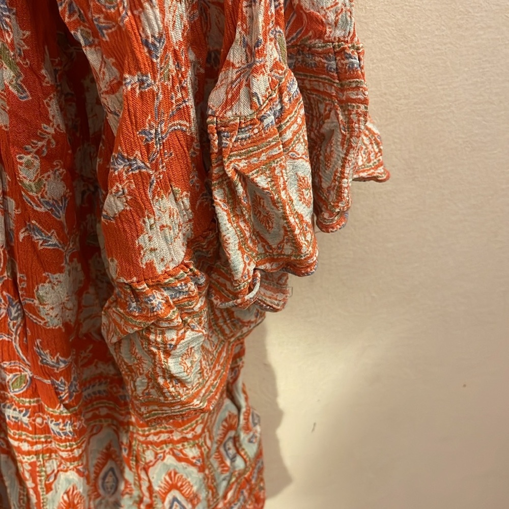 Free People Moonlight Dance Tunic Ruffle Shirt - Picture 4 of 9